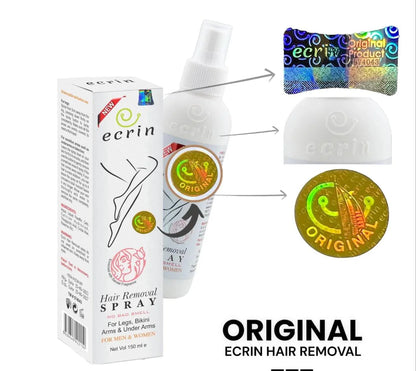 Hair removal spray ecrin