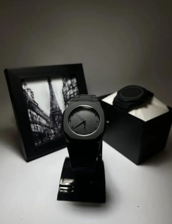Black Arabic Aura Watch