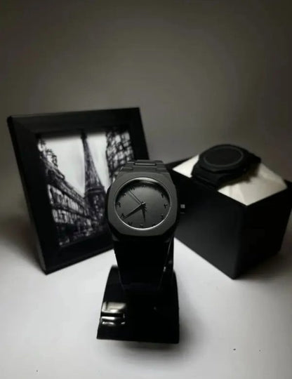 Black Arabic Aura Watch